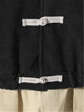 Fashion Corduroy Buttons-Up Short Jackets