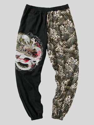 Chinese Style Dragon Printing Vogue Pants For Men