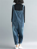 Autumn Good Quality New Arrival Denim Ladies Long Jumpsuits