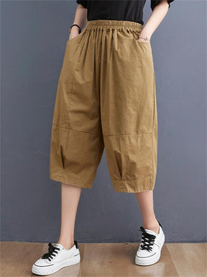 Brilliant Loose Summer Cropped Pants For Women