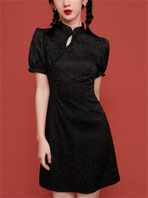Chinese Cheongsam Style Dress For Young Lady
