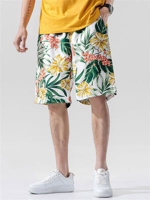 Men's Summer Short Printed Beach Pants For Leisure Vacation