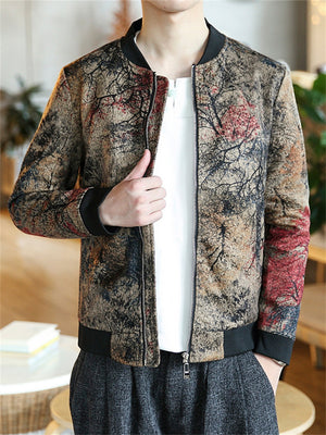 Vintage Nation Relaxed Printed Men's Jackets