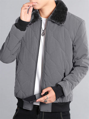 Casual Business Thickened Cozy Middle-Aged Men's Coats